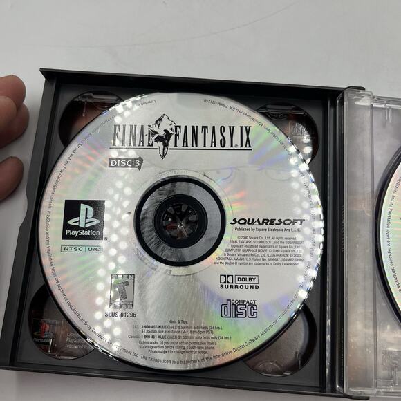 Final Fantasy IX 9 Works! Black Label, No Manual PlayStation 1 PS1 - Picture 8 of 10